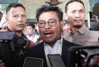 Mantan Mentan, Syahrul Yasin Limpo (SYL), perdana buka suara setelah resmi ditetapkan sebagai tersangka kasus korupsi di lingkup kementeriannya oleh KPK, Rabu (11/10/2023) malam. (detikcom)
