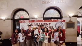 Sebagian dari sekitar 2.500 siswa peserta Tournament of Champions di Yale University, puncak acara World Scholars' Cup. (Foto: Dokumen pribadi)
