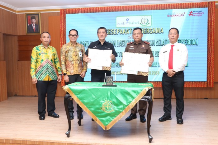 ANTISIPASI Hukum Dalam Bisnis, Bank Kalsel Gandeng Kejati Kalsel (1)