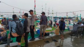 -Lokasi Pelelangan Ikan  di Pelabuhan Banjar Raya, disambangi  Polisi Rabu (1/11/2023. (SuarIndonesia/DO)