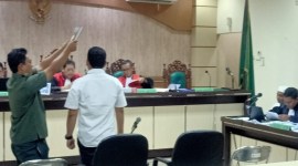 Saksi beberkan kasus korupsi pengadaan personal komputer (iPad) Sekretariat Dewan Perwakilan Rakyat Daerah (DPRD) Kota Banjarbaru.. (SuarIndonesia/HD)