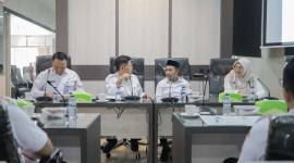 Ketua Bawaslu Kalsel Aries Mardiono, usai mengunjungi Sekretariat DPRD Kalsel, pada Rabu (1/11/2023).. (SuarIndonesia/HM)