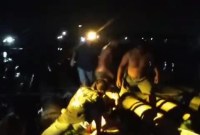 Korban tenggelam bernama Abdul Aziz (48), ditemukan anggota Water Rescue bersama warga  di Sungai Alalak tepatnya di Jalan Alalak Selatah Banjarmasin Utara, Jum'at dinihari (3/11/2023). (SuarIndonesia/DO)