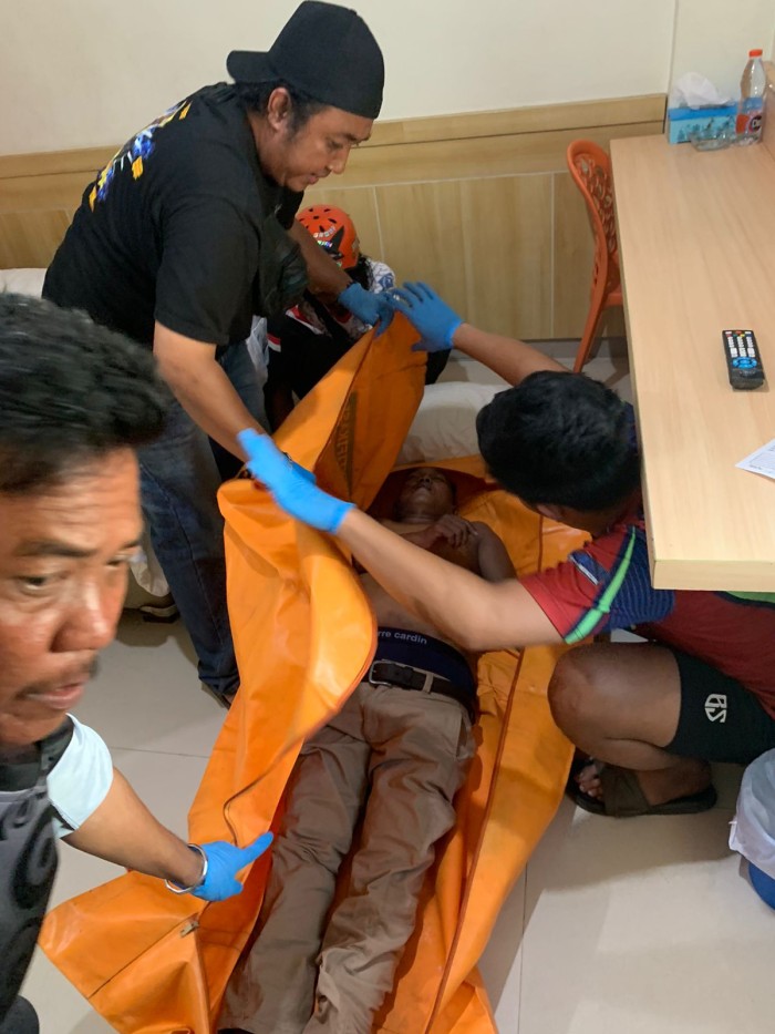 Iss Ansari (51), ditremukan tak bernyawa, Minggu (5/11/2023). (SuarIndonesia/DO),