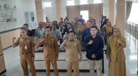 Sosialisasi Uji Publik Rancangan Peraturan Daerah Kota Banjarmasin tentang Penyelenggaraan Penanaman Modal, di Aula Rumah Kemasan, Kota Banjarmasin, Senin (13/11/2023) (SuarIndonesia/Humas)