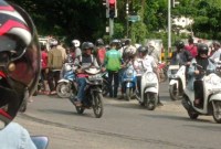 Lokasi kecelakaan yang menyebabkan tewasnya Taruna Amnus Banjarmasin. SuarIndonesia/YI)