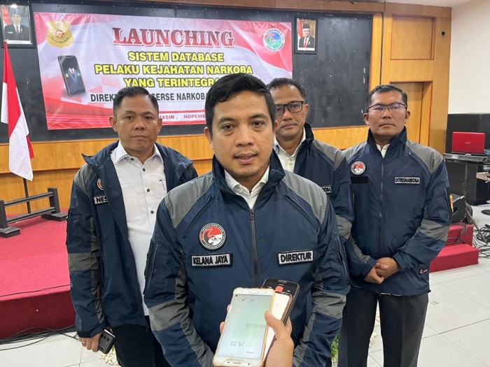 Direktorat Reserse Narkoba Polda Kalsel, Kombes Pol Kelana Jaya menyampaikan, aplikasi berbasis teknologi ini merupakan terobosan yang baik dan sangat luar biasa, (SuarIndonesia/ZI)