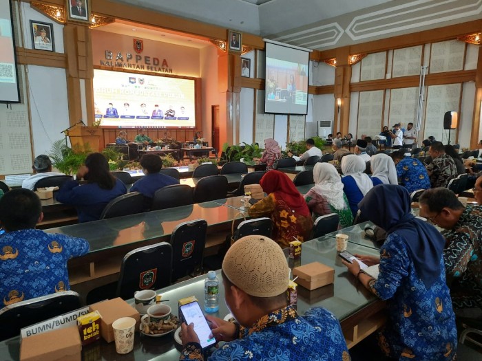Rangcangan pembangunan jangka panjang Provinsi Kalsel mengusung tema atau tagline baabussalam. (SuarIndonesia/Humas)
