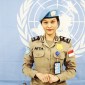Briptu Renita Rismayanti dinobatkan jadi polisi wanita (Polwan) terbaik PBB 2023. (Arsip PBB di Indonesia)