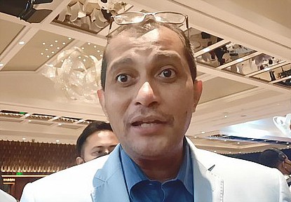KPK telah menetapkan Wamenkumham Eddy Hiariej sebagai tersangka dugaan penerimaan gratifikasi. (CNN Indonesia)