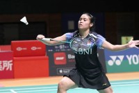 Gregoria Mariska Tunjung melangkah ke babak kedua Japan Masters 2023. (PBSI)