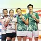 Rehan Naufal Kusharjanto/Lisa Ayu Kusumawati harus puas meraih runner up Hylo Open 2023, setelah kalah dari wakil Hong Kong, Minggu (5/11/2023) malam. (Foto: badminton.ina/Instagram)