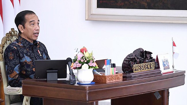 
Presiden Jokowi menegaskan saat ini sudah ada UU IKN untuk memastikan keberlanjutan pembangunannya. (Lukas-Biro Setpres)