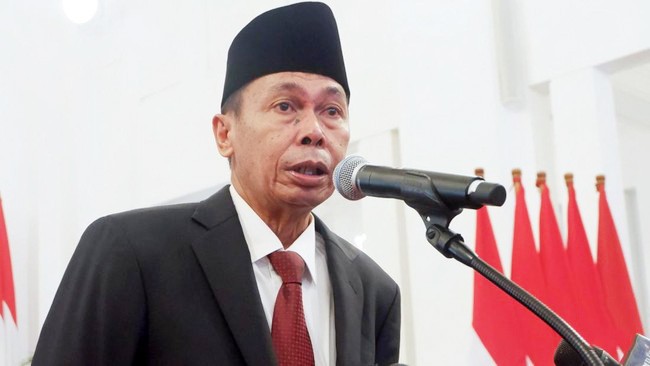 Ketua Sementara Komisi Pemberantasan Korupsi (KPK) Nawawi Pomolango mengatakan barang-barang Firli Bahuri masih berada di ruangan yang bersangkutan. (CNNIndonesia/Khaira Ummah JP)