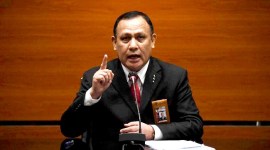 Ketua KPK Firli Bahuri ajukan praperadilan terkait penetapan status tersangka kasus dugaan pemerasan, Jumat (24/11/2023). (ANTARA Foto/Akbar Nugroho Gumay)