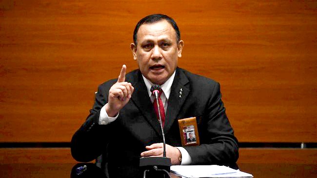 Ketua KPK Firli Bahuri ajukan praperadilan terkait penetapan status tersangka kasus dugaan pemerasan, Jumat (24/11/2023). (ANTARA Foto/Akbar Nugroho Gumay)