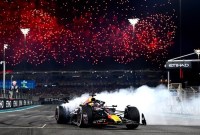 Max Verstappen menutup akhir musim F1 2023 dengan kemenangan di Yas Marina, Abu Dhabi. (Clive Mason/Formula 1/Getty Images)
