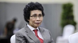 Anggota Dewas KPK Albertina Ho mengatakan sidang kode etik Firli Bahuri ditunda menjadi Rabu (20/12/2023). (CNNIndonesia/Adhi W)