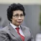 Anggota Dewas KPK Albertina Ho mengatakan sidang kode etik Firli Bahuri ditunda menjadi Rabu (20/12/2023). (CNNIndonesia/Adhi W)