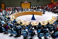 Rapat DK PBB beberapa kali menunda voting resolusi ini karena perdebatan yang alot di antara anggota. [AP Photo/Craig Ruttle]