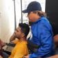 M Isra (38) terdakwa pembunuh terhadap Ahmad Zarkasi (51), dalam peristiwa di Kompleks Taekwondo Jalan Sultan Adam Banjarmasin Utara, saat ditangkap POlisi, dan kini divonis 12 tahun penjara, Selasa (5/12/2023). (SuarIndonesia/DO)