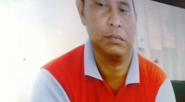 Terdakwa Muliadi. mantan Kepala Desa Sawaja Kecamatan Candi Laras Utara Kabupaten Tapin/ (SuarIndonesia/HD)