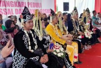 Bhakti Sosial dan Nikah Massal Presisi Baiman yang di gelar di Siring Balai Kota. (SuarIndonesia/ YI)