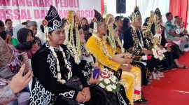 Bhakti Sosial dan Nikah Massal Presisi Baiman yang di gelar di Siring Balai Kota. (SuarIndonesia/ YI)