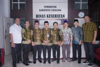 Sekretaris Komisi IV DPRD Kalsel Firman Yusi, SP melakukan monitoring secara langsung ke Dinas Kesehatan Kabupaten Tabalong, pada Jum’at (08/12/2023). (SuarIndonesia/Humas