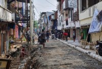 Pembangunan drainase di kawasan Bandarmasih Tempo Doloe (SuarIndonesia/Repro