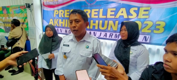Badan Narkotika Nasional (BNN) Kota Banjarmasin, berhasil mengungkap sebanyak tiga perkara peredaran gelap narkotika sepanjang 2023. (SuarIndonesia/DO)