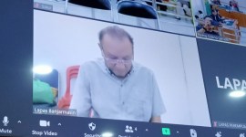 Majelis hakim yang menangani perkara Tindak Pidana Pencucian Uang (TPPU) dengan terdakwa Lian Silas/ (SuarIndonesia/HD)