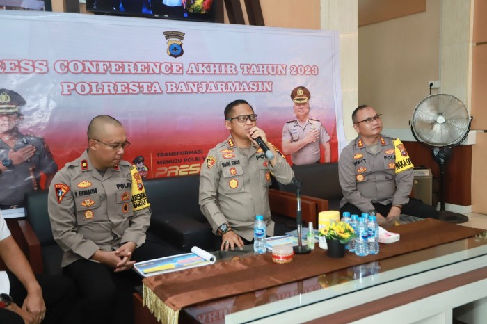 Kapolresta Banjarmasin Kombes Pol Sabana Atmojo