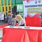 Penandatanganan perjanjian kerja sama antara Polda Kalsel dengan Kodam VI Mulawarman, Lanud Sjamsudin Noor dan Lanal Banjarmasin digelar, yang sekaligus peresmian Makodim 1004/Kotabaru, pada Sabtu (30/12. 2023) (SuarIndonesia/Humas)