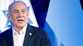 Netanyahu ancam Hizbullah akan ubah Beirut menjadi Gaza dan Khan Younis usai 1 warga sipil Israel tewas akibat rudal anti-tank dari Lebanon. (AFP/Brendan Smialowski)