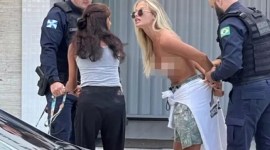 Caroline Werner (37) terlihat dihentikan dan ditangkap pada bulan Mei 2023 lalu tetapi Polisi menyuruhnya pergi karena 'ketidaksenonohan' dan kemudian membiarkannya pergi sebelumnya dia melontarkan hinaan kepada polisi. [Foto: CEN]