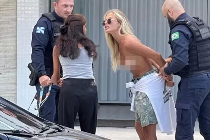 Caroline Werner (37) terlihat dihentikan dan ditangkap pada bulan Mei 2023 lalu tetapi Polisi menyuruhnya pergi karena 'ketidaksenonohan' dan kemudian membiarkannya pergi sebelumnya dia melontarkan hinaan kepada polisi. [Foto: CEN]
