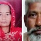 Sundari (kiri) korban dari kekesalan suaminya Dharamveer (kanan) dan diduga memenggal kepala istrinya. [dailymail/@CEN]