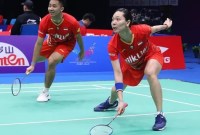 Dejan Ferdinansyah/Gloria Emanuelle Widjaja ke semifinal Syed Modi India International 2023 usai mengalahkan Terry Hee Yong Kai/Jessica Tan Wei Han dengan skor 21-14, 21-15. (PBSI)