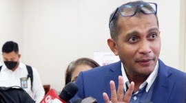 Sidang praperadilan yang diajukan Wamenkumham Eddy Hiariej usai jadi tersangka KPK bakal digelar pada Senin (11/12/2023) mendatang (CNNIndonesia/Khaira Ummah JP)