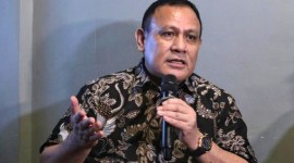 Firli Bahuri menjadi tersangka pemerasan eks Mentan SYL. [CNNIndonesia/Safir M]