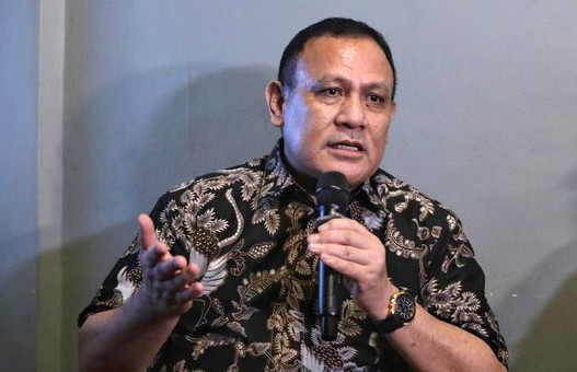 Firli Bahuri menjadi tersangka pemerasan eks Mentan SYL. [CNNIndonesia/Safir M]