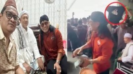 Badan Pengawas Pemilu (Bawaslu) tengah mempelajari video beredar yang memperlihatkan Gus Miftah diduga membagi-bagikan uang kepada masyarakat. [Akun X @kurawa/@henrysubiakto]