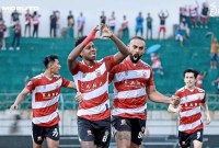 Madura United menang 4-1 atas Barito Putera di Liga 1 2023-2024. (Instagram/maduraunited.fc)
