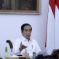Presiden Jokowi mendukung agar penegakan hukum dalam kasus pesepakbolaan terus dilakukan. (Biro Setpres-Kris)