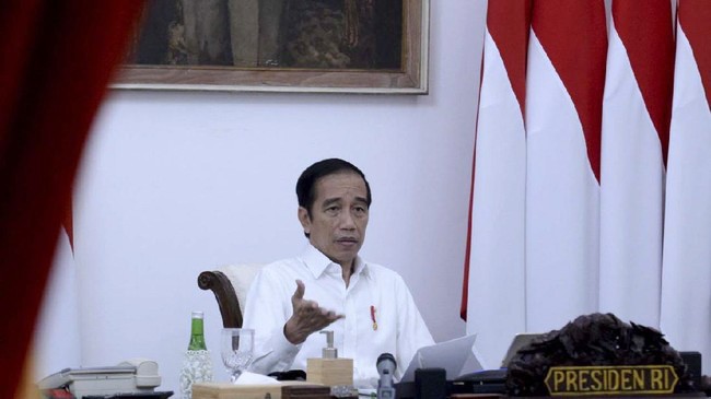 Presiden Jokowi mendukung agar penegakan hukum dalam kasus pesepakbolaan terus dilakukan. (Biro Setpres-Kris)