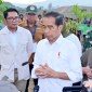 Presiden Joko Widodo menyampaikan keterangannya di hadapan awak media pada Rabu (20/12/2023), usai melakukan penanaman pohon di lokasi Rehabilitasi Hutan dan Lahan Kawasan Inti Pusat Pemerintahan (KIPP) di Kawasan Ibu Kota Nusantara (IKN), Kabupaten Penajam Paser Utara, Provinsi Kalimantan Timur. [Foto: BPMI Setpres/Muchlis Jr]