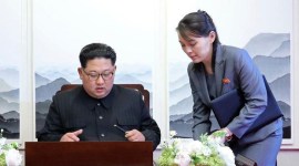 Kim Jong Un dan Kim Yo Jong serentak ancam AS dan Korsel dengan nuklir. [AP File]