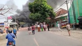 Ledakan di Bangkalan, Jatim. Dua korban luka ledakan mortir di Bangkalan merupakan istri dan anak salah satu anggota Ditpolairud Polda Jawa Timur. [Foto: dok. Istimewa]