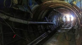 Penampakan terowongan terbesar Hamas yang ditemukan militer Israel di dekat perbatasan Gaza. (Foto: REUTERS/Amir Cohen Acquire Licensing Rights)